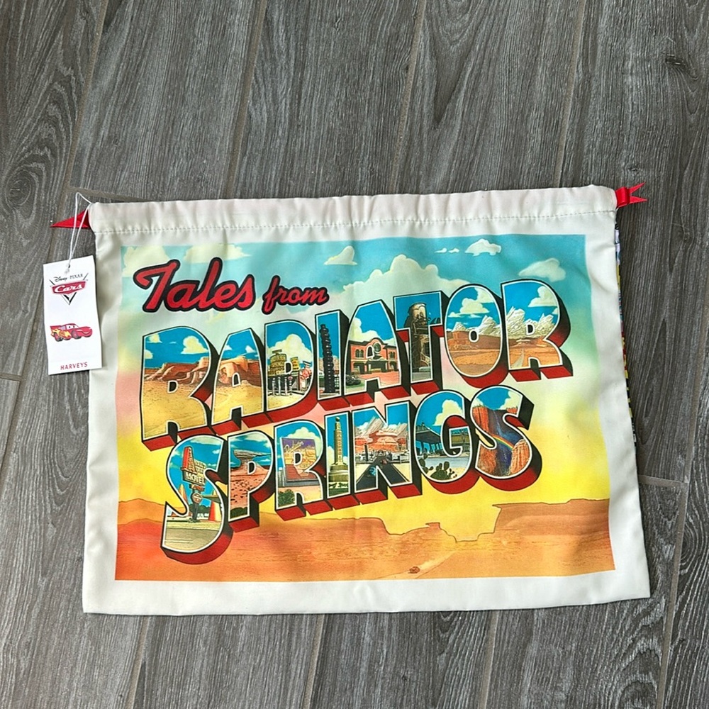 Harveys California Pixar cars NEW NWT Cars purse dust bag HTF